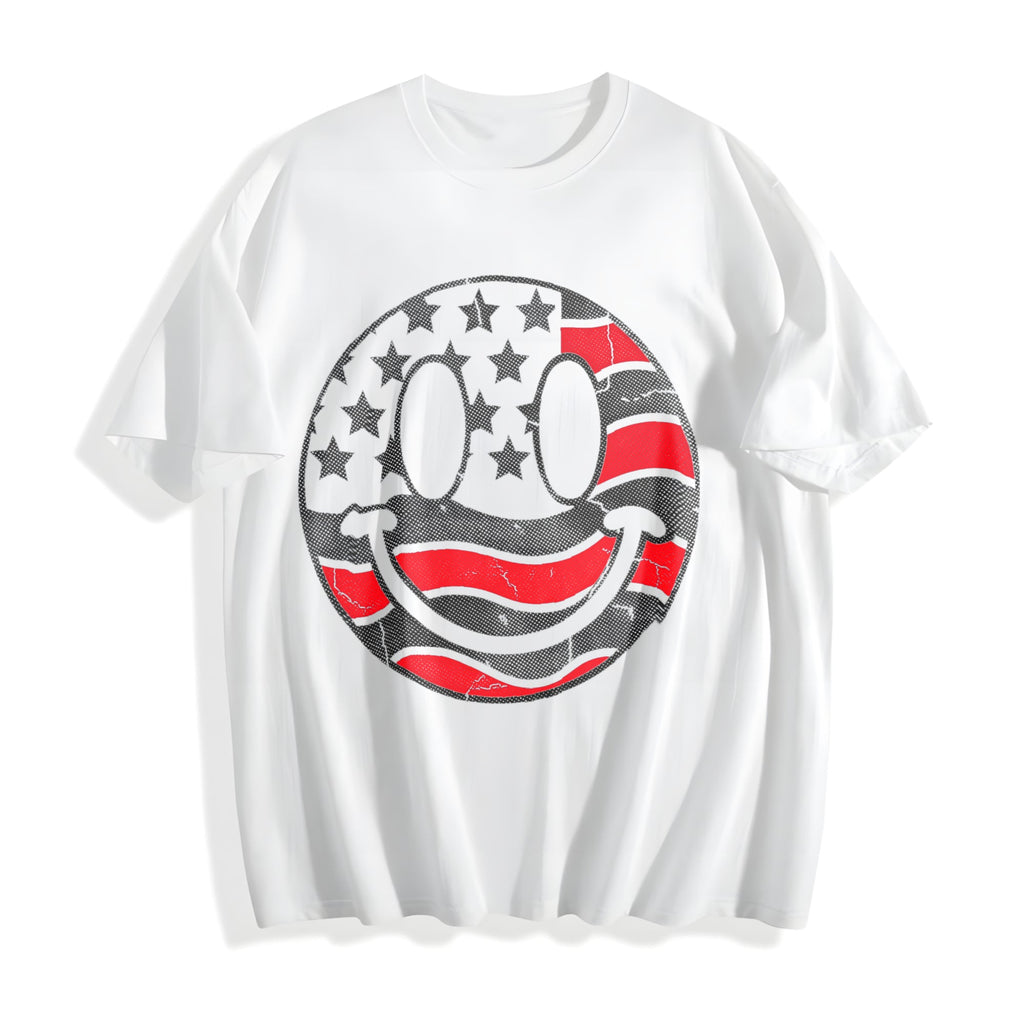 Funny American Flag Smile Sarcastic Fourth Of July Novetly product image 2