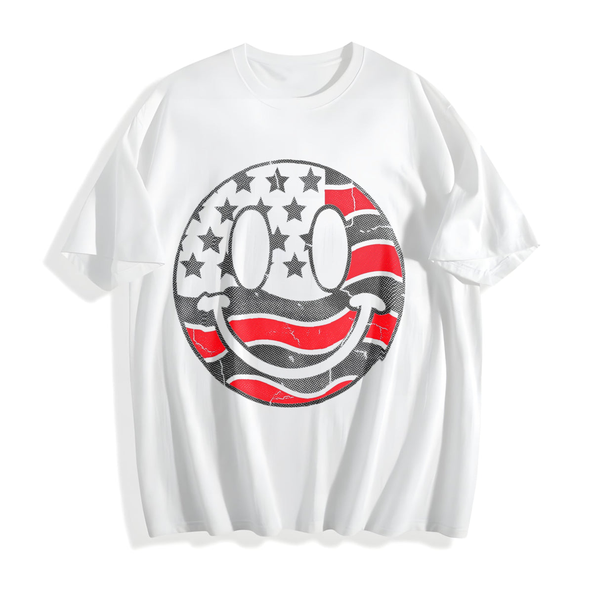 Funny American Flag Smile Sarcastic Fourth Of July Novetly product image 2