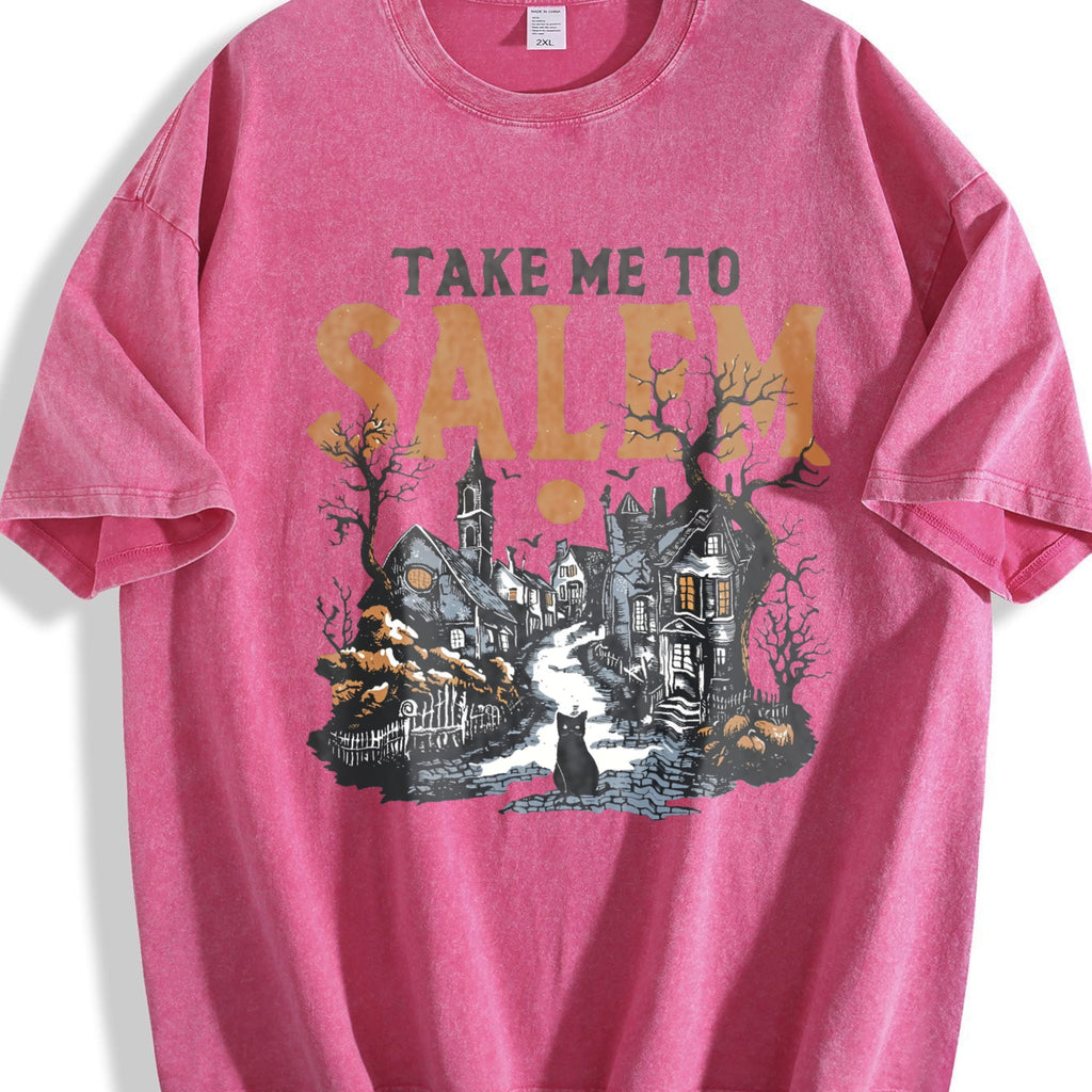 Salem Witch Town Vintage Washed T-Shirt product image 7