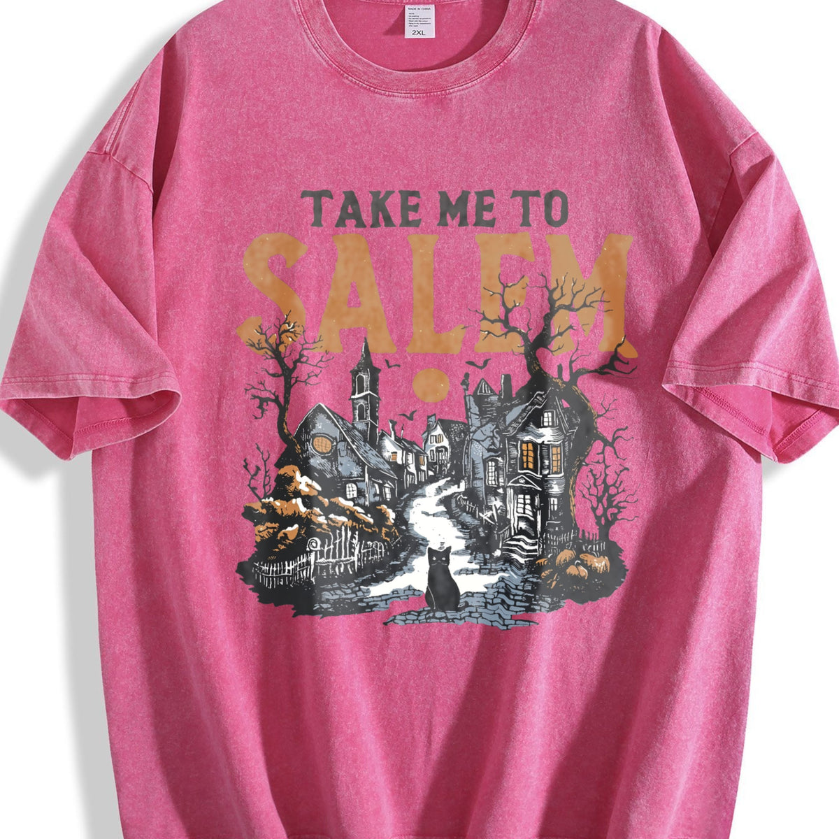 Salem Witch Town Vintage Washed T-Shirt product image 7