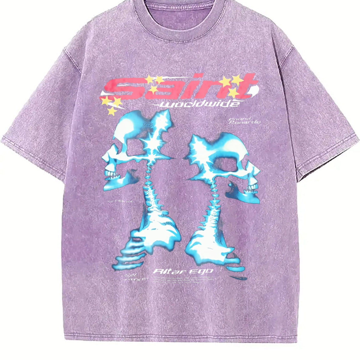 Saint Worldwide Alter Ego Skull Vintage Washed T-Shirt product image 6