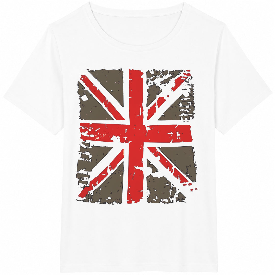 Ladies With Union Jack Cotton T-Shirt product image 2
