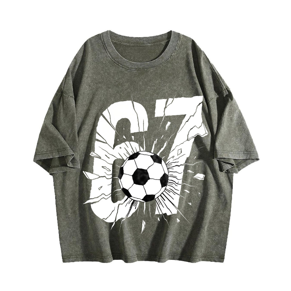 Global Soccer Fan Vintage Washed T-Shirt product image 4