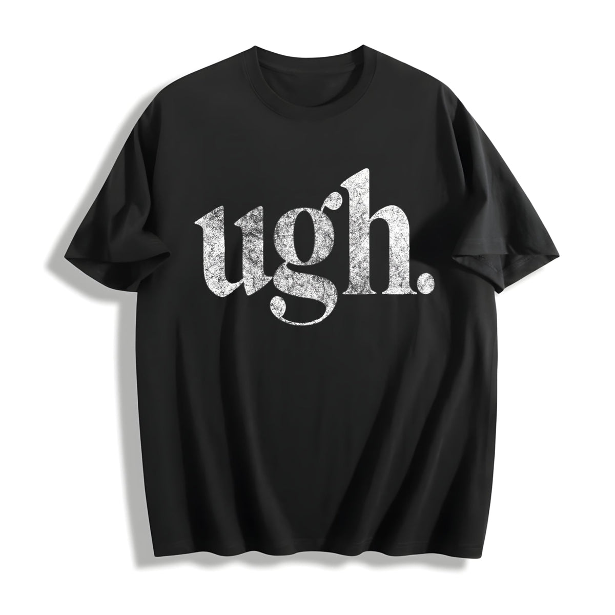 Ugh Funny Sarcastic Eye Roll Novelty Cute Ladies Cotton product image 1