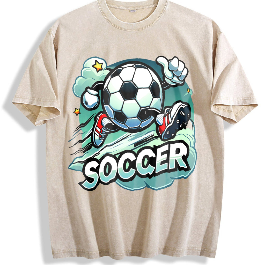 Global Soccer Fan Vintage Washed T-Shirt product image 1