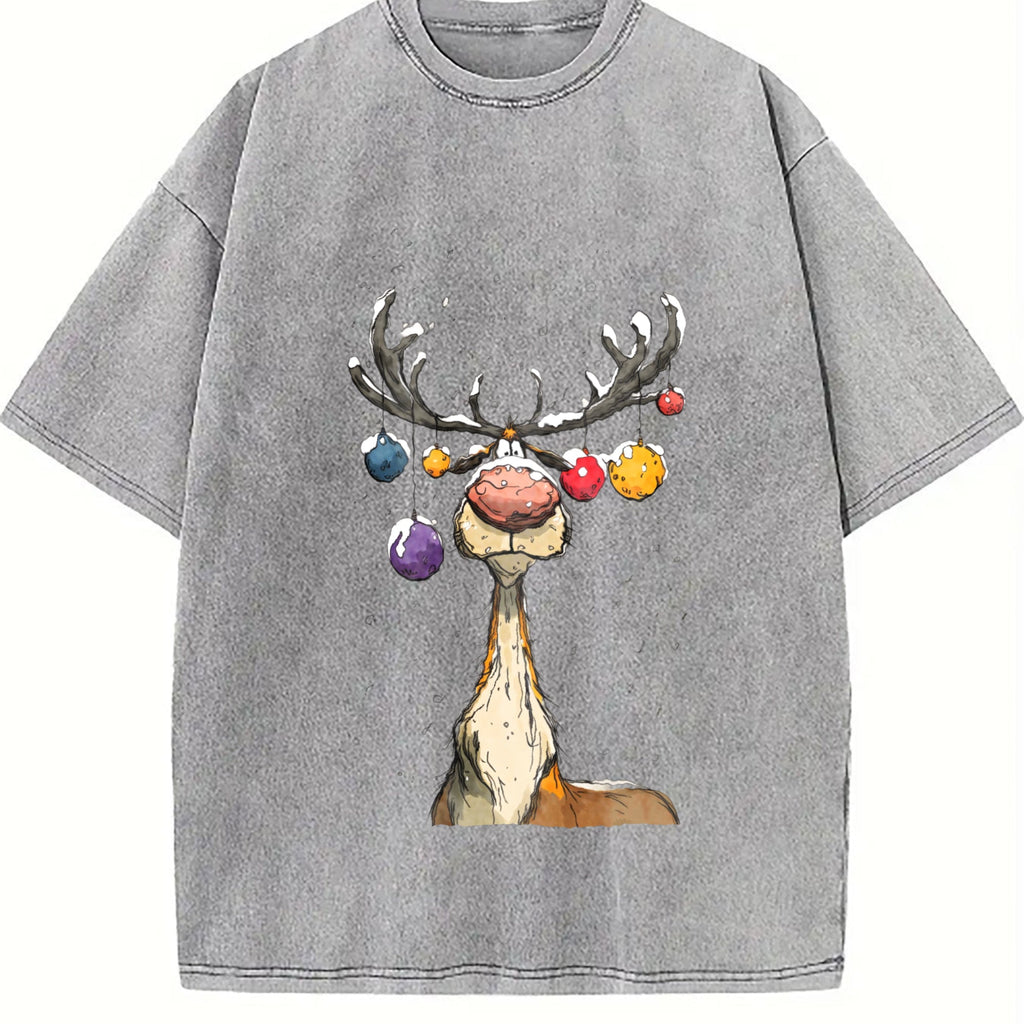 Reindeer Vintage Washed T-Shirt product image 5
