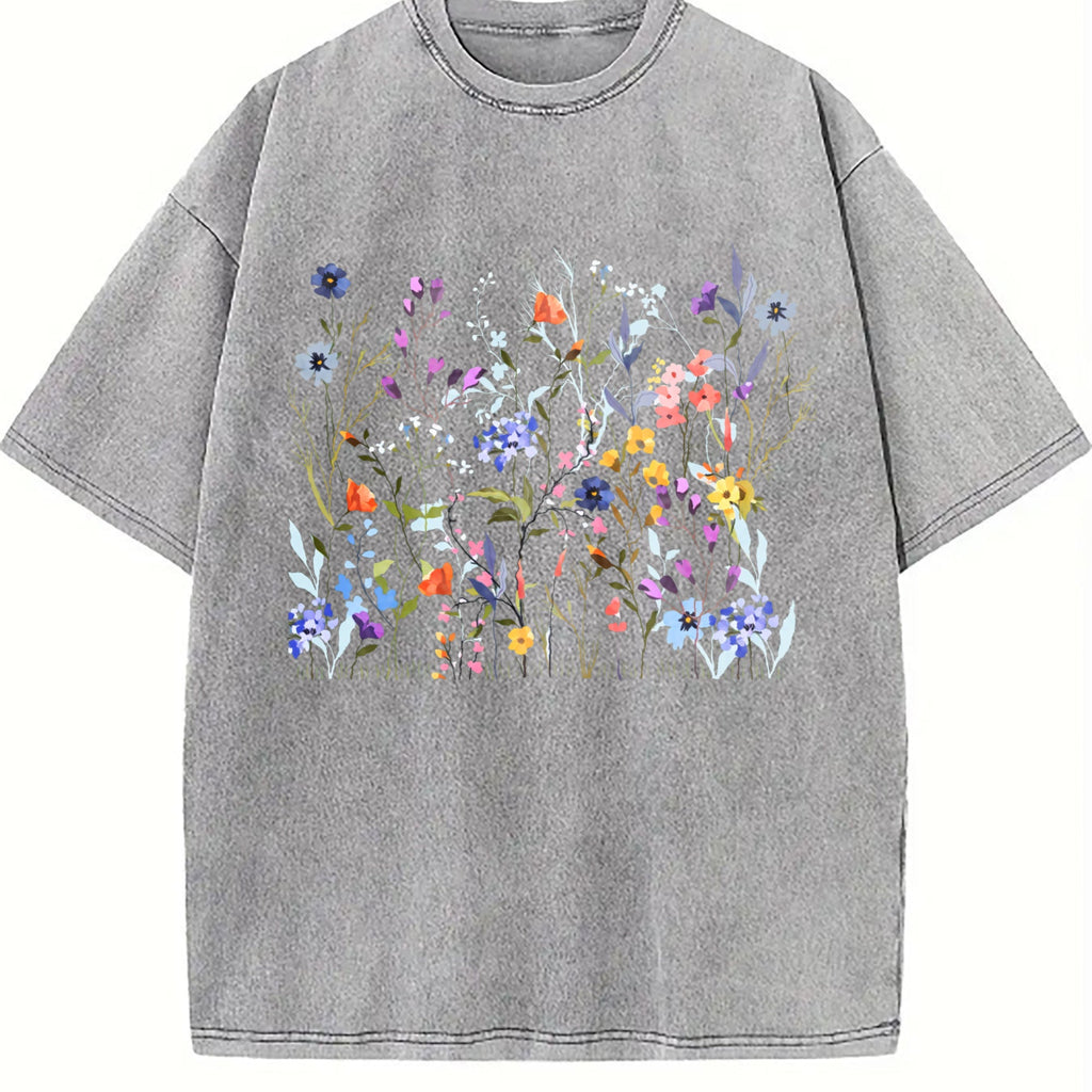 Pressed Flowers Vintage Washed T-Shirt product image 5