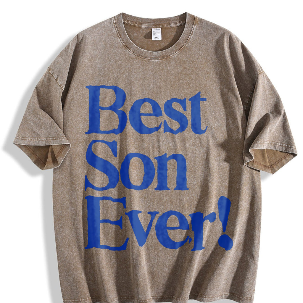 Best Son Ever Vintage Washed T-Shirt product image 3