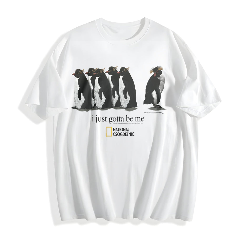 I Just Gotta Be Me Penguins Cotton T-Shirt product image 2