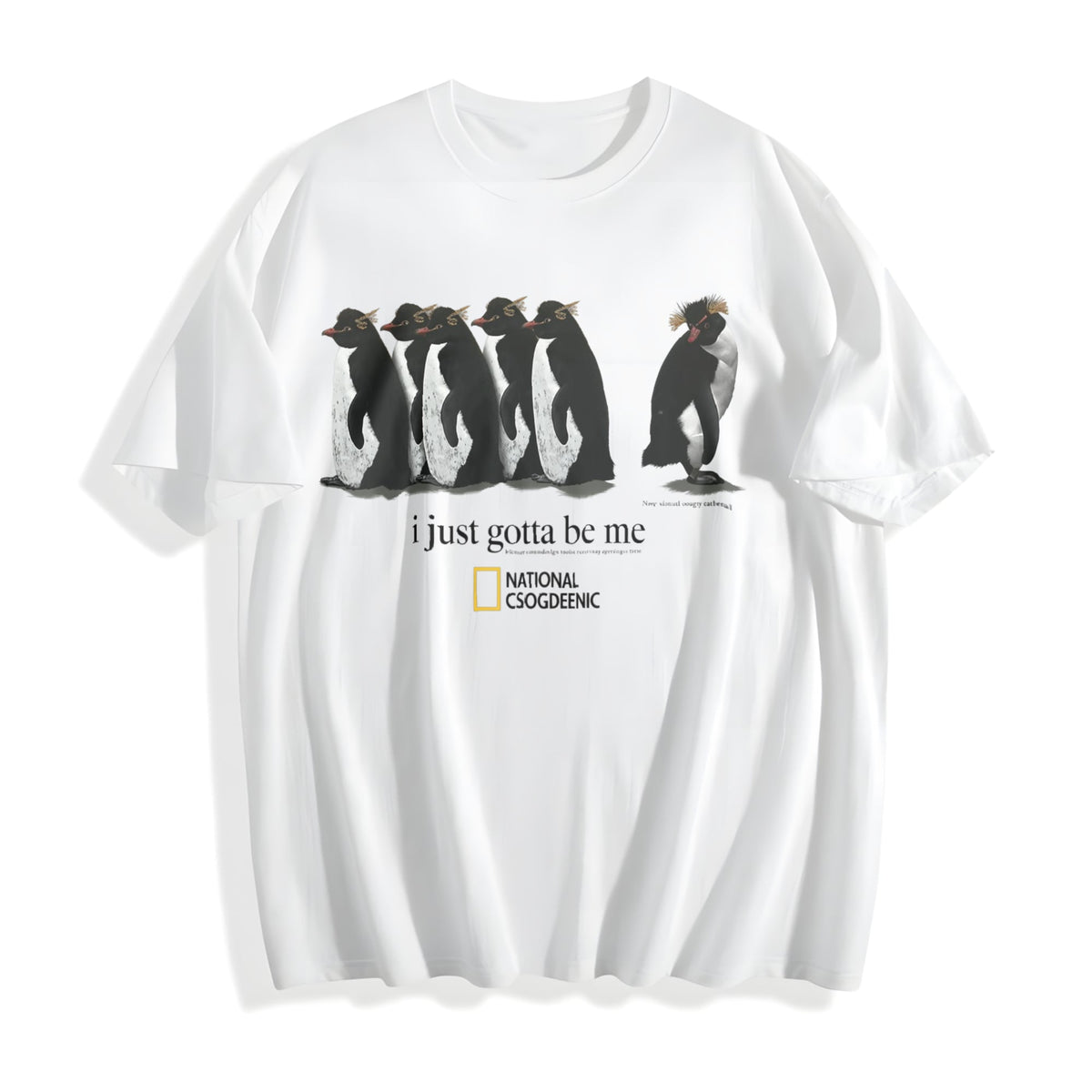 I Just Gotta Be Me Penguins Cotton T-Shirt product image 2