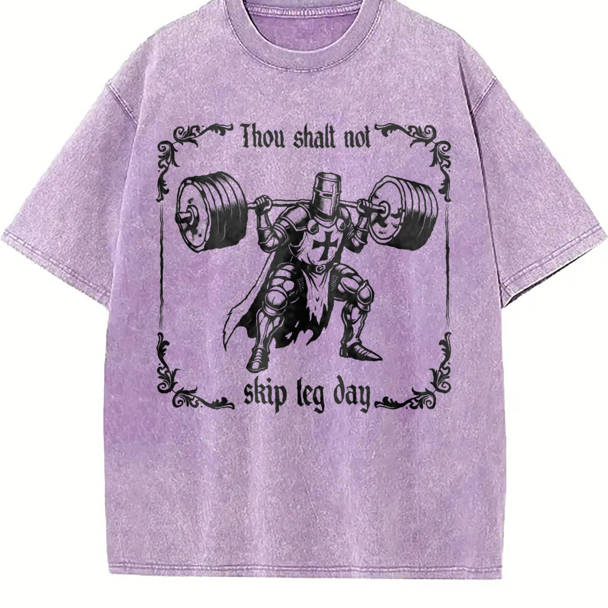 Thou Shalt Not Skip Leg Day Vintage Washed T-Shirt product image 6