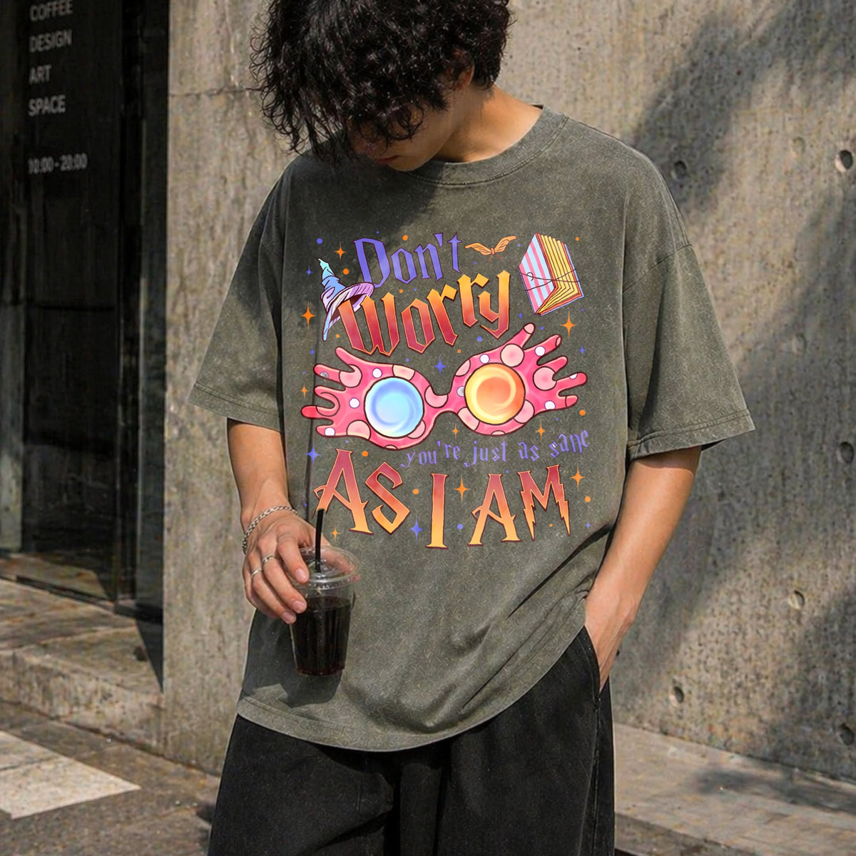 Magical Glasses Wizard Movie Vintage Washed T-Shirt product image 11