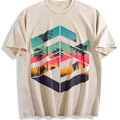 Tropical Sunset Palm Tree Vintage Washed T-Shirt product image 1