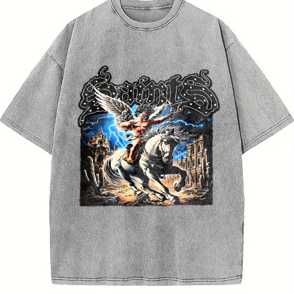 Saint Cherub & Horse Vintage Washed T-Shirt product image 5