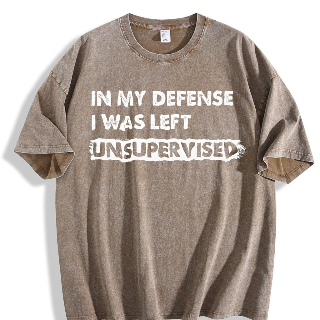 In My Defense I Was Unsupervised Funny Misbehaving Vintage product image 3