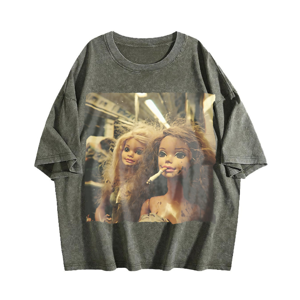 Dolls Taking a Break Vintage Washed T-Shirt product image 4