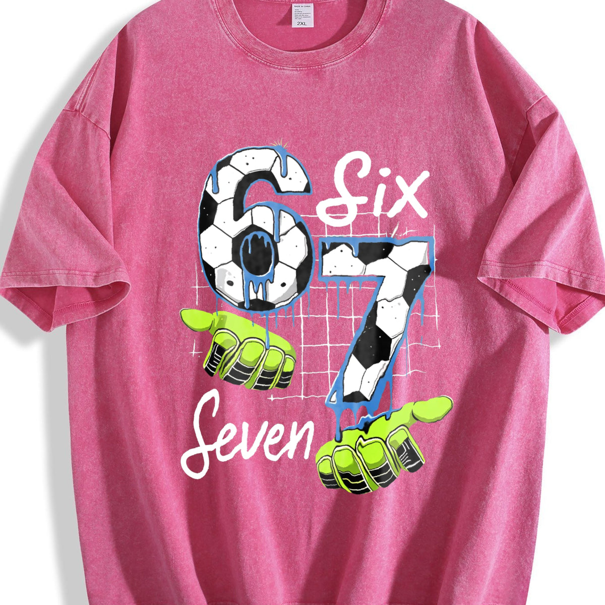 Global Soccer Fan Vintage Washed T-Shirt product image 7