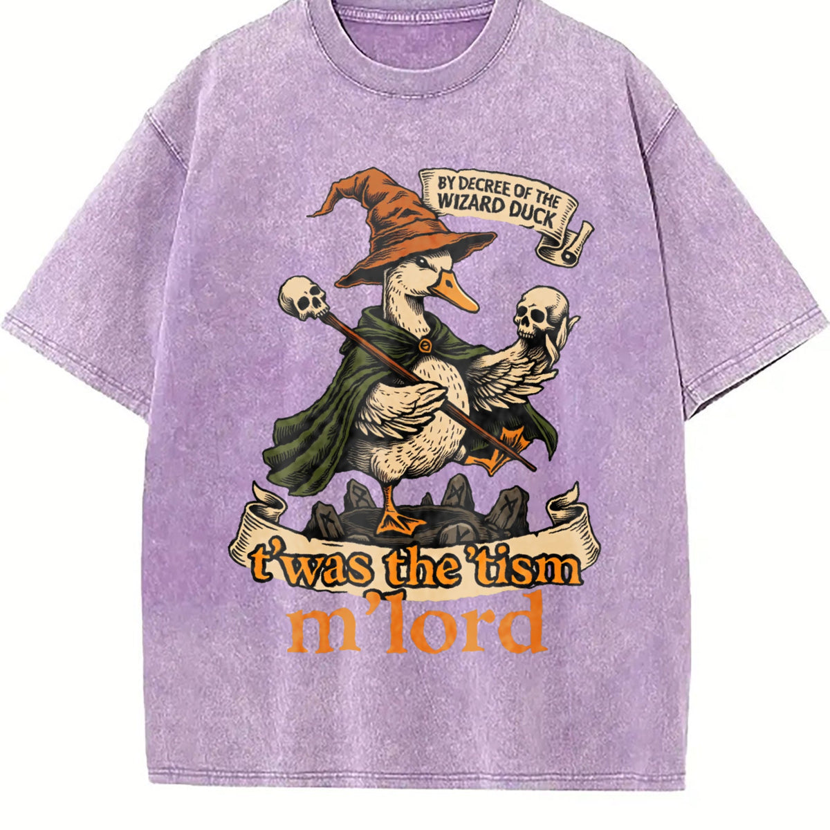 Wizard Duck Boxy Y2K Aesthetic Summer Vibes Vintage Washed product image 6