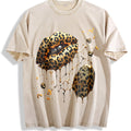 Explorer Statement With Leopard Lips And Golden Drips product image 1