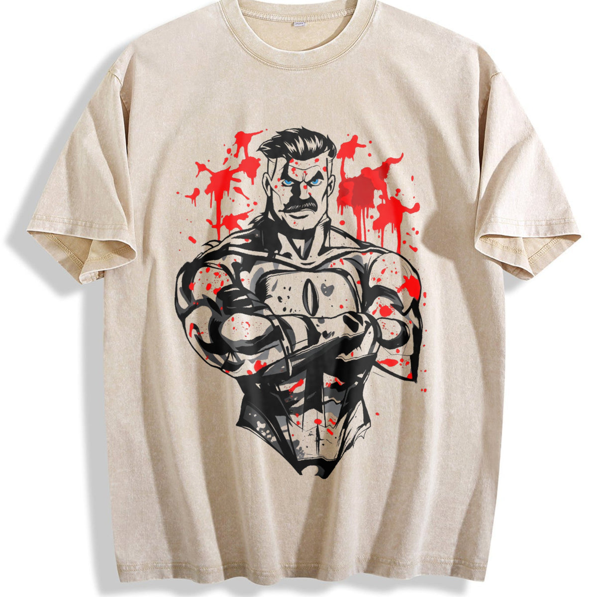 Invincible Viltrumite Warrior Anime Vintage Washed T-Shirt product image 1