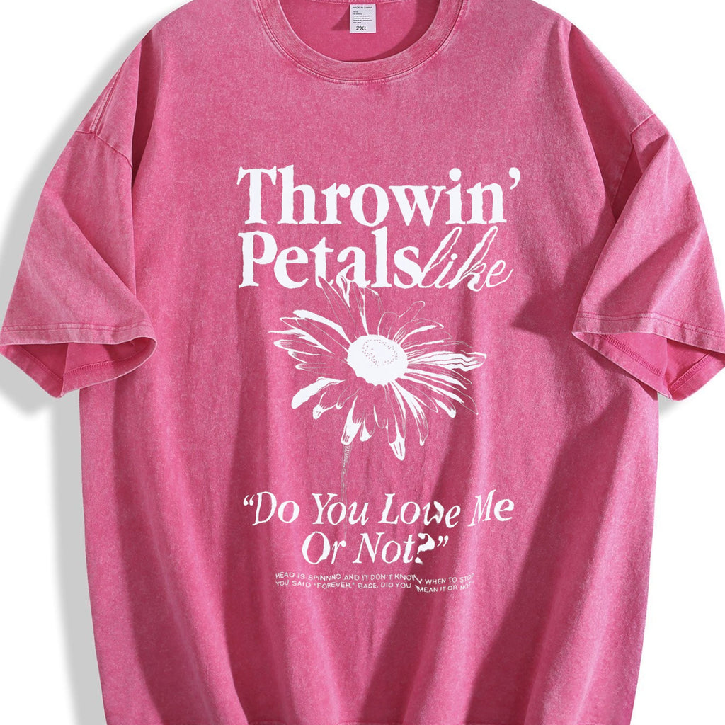 Throwin Petals Like Do You Love Me or Not Vintage Washed product image 7