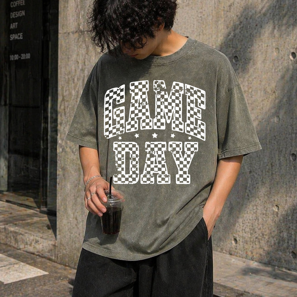 Checkered Game Day With Baseball Vibes Sports Mom Vintage product image 11