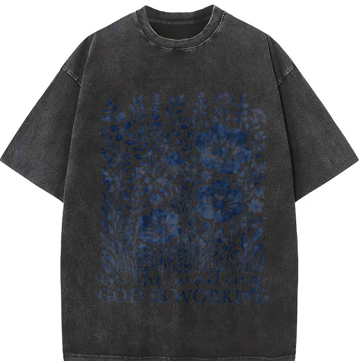 Floral Christian Vintage Washed T-Shirt product image 2