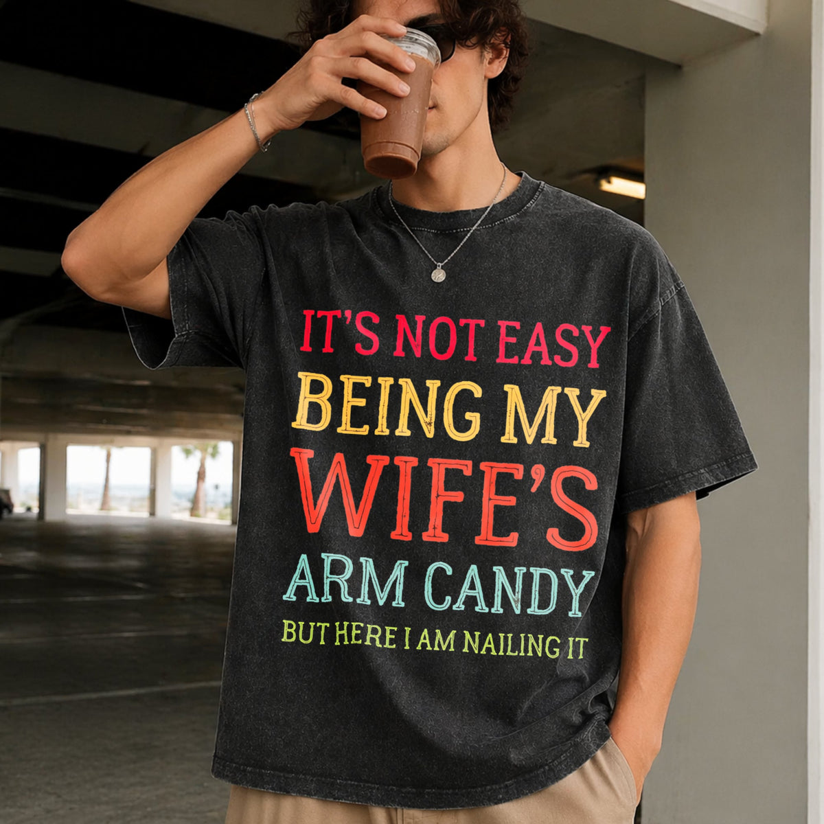 It's Not Easy Being My Wife's Arm Candy Funny Husband product image 9