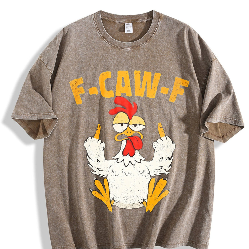 Garment F Caw F Rooster Funny Bird Fcawf Chicken Vintage product image 3