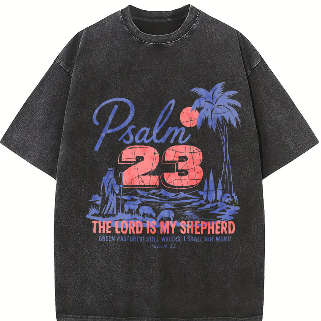 Psalm 23 The Lord Is My Shepherd Christian Faith Vintage product image 2