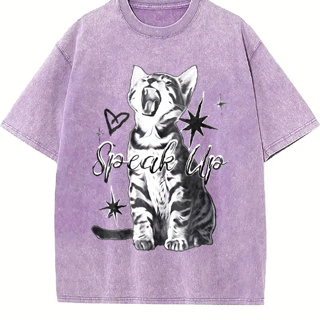 Grunge Punk Vintage Washed T-Shirt product image 6