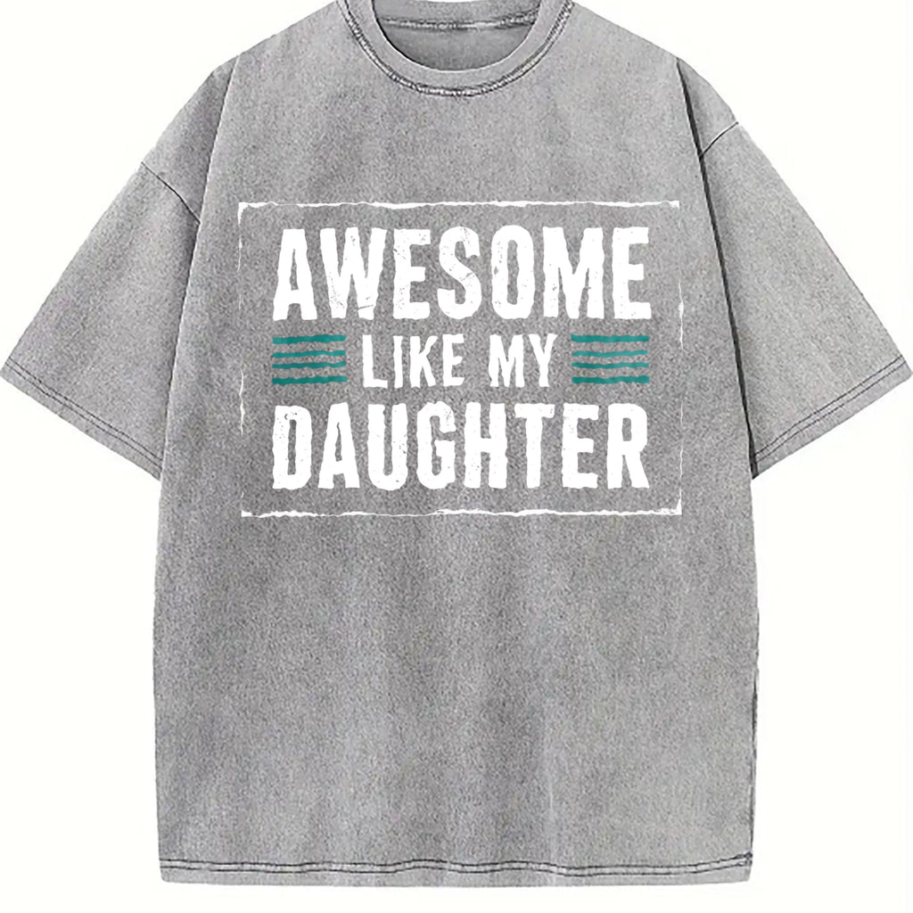 Funny Daughter Wife Slogan Vintage Washed T-Shirt product image 5