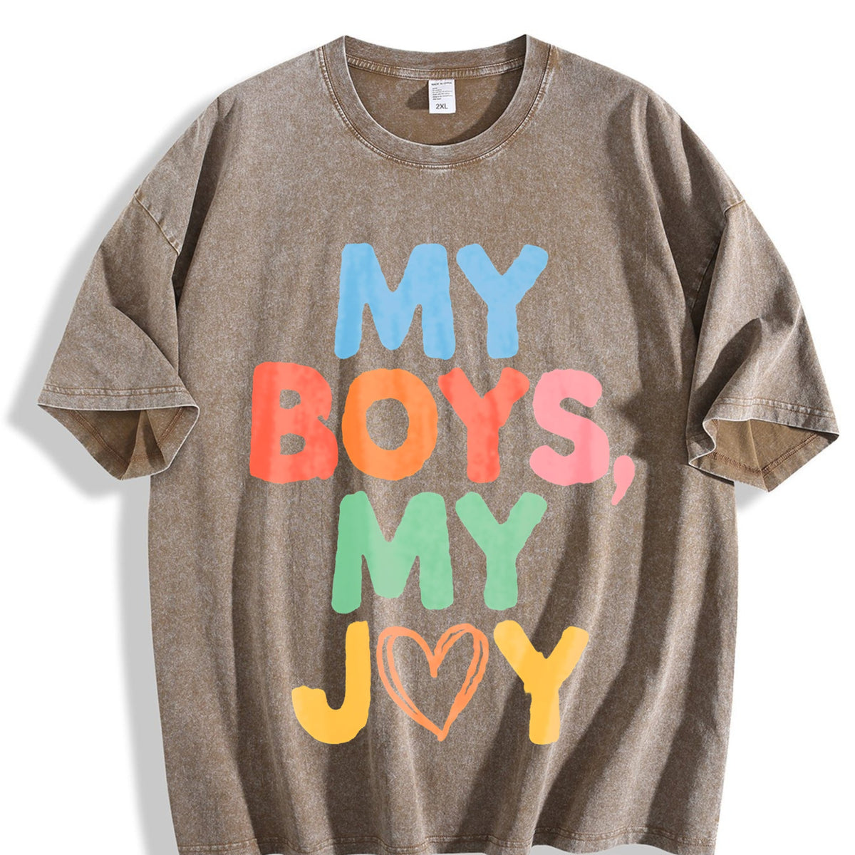 My Boys My Joy - Shrink-resistant Vintage Washed T-Shirt product image 3