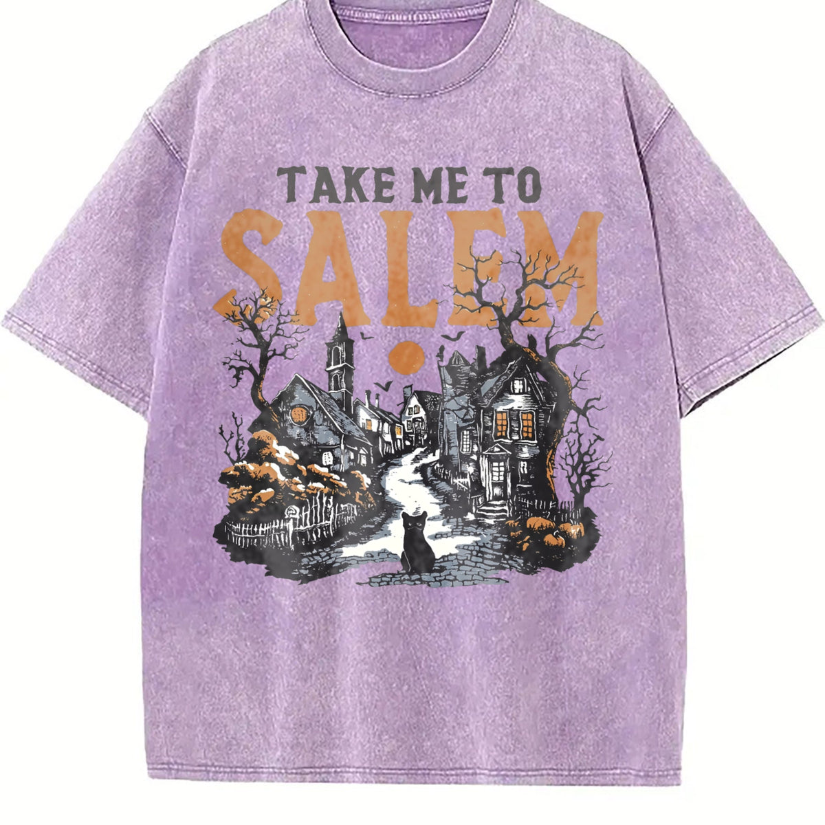 Salem Witch Town Vintage Washed T-Shirt product image 6