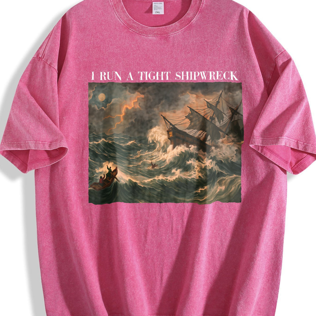 Homeschool Mama Vintage Washed T-Shirt product image 7