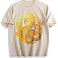 Gold Chinese Dragon 90s Vintage Washed T-Shirt product image 1