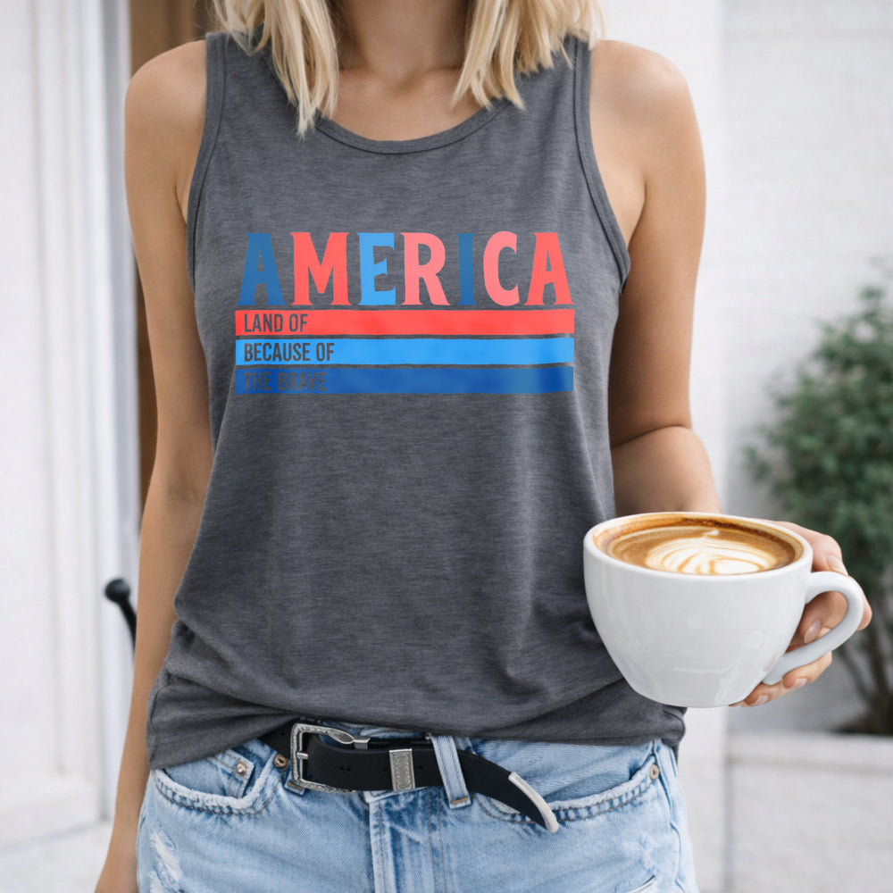 America Land Of Free Women's Tank Top