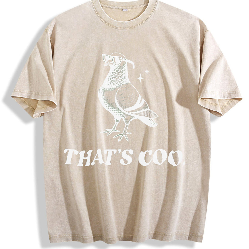 Funny Pigeon Puns 90s Vintage Washed T-Shirt product image 1