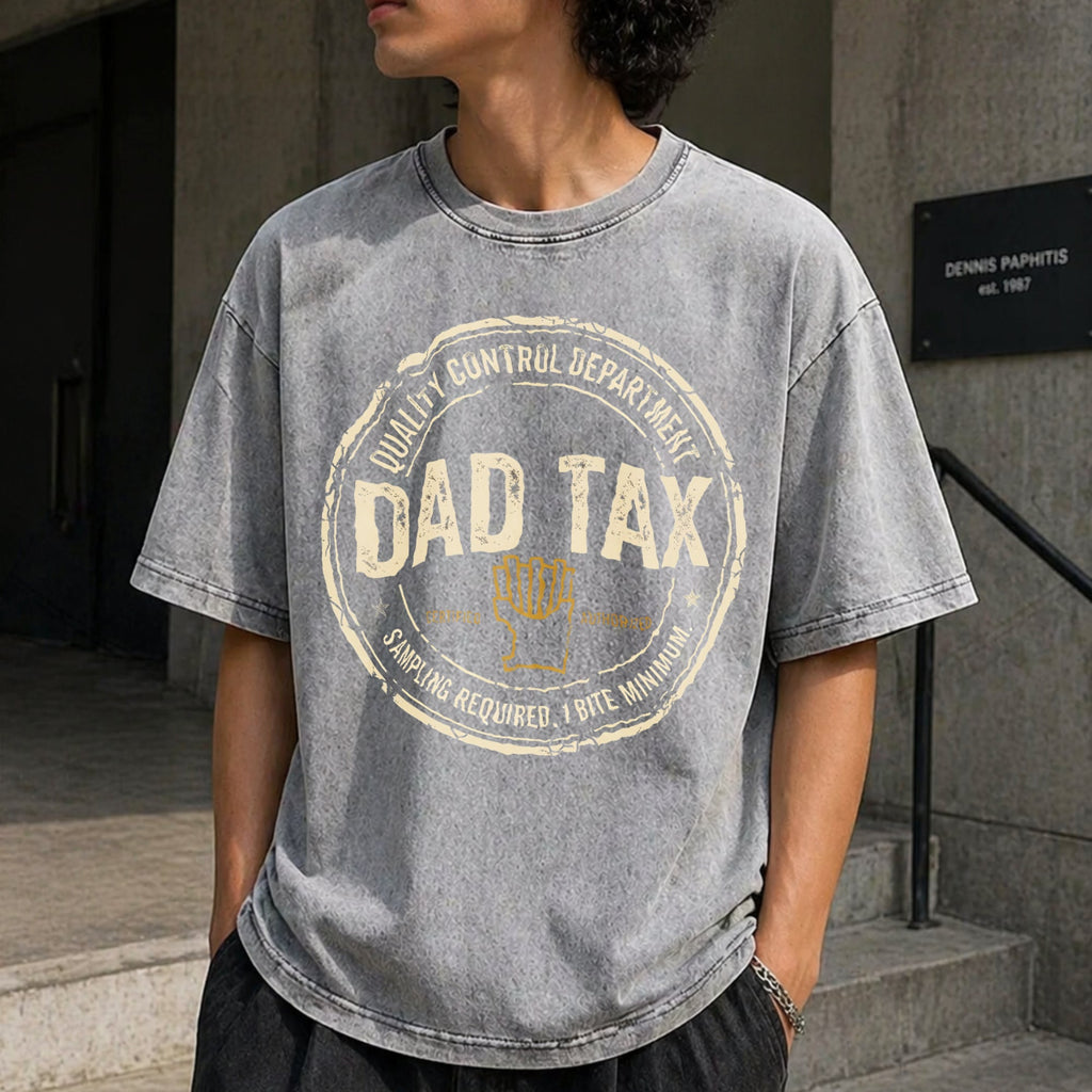 Dad Tax Vintage Washed T-Shirt product image 5
