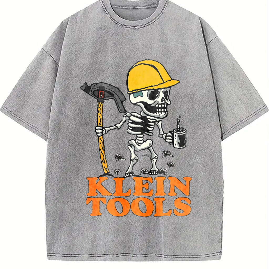 Klein Tools Skeleton Worker Vintage Washed T-Shirt product image 5