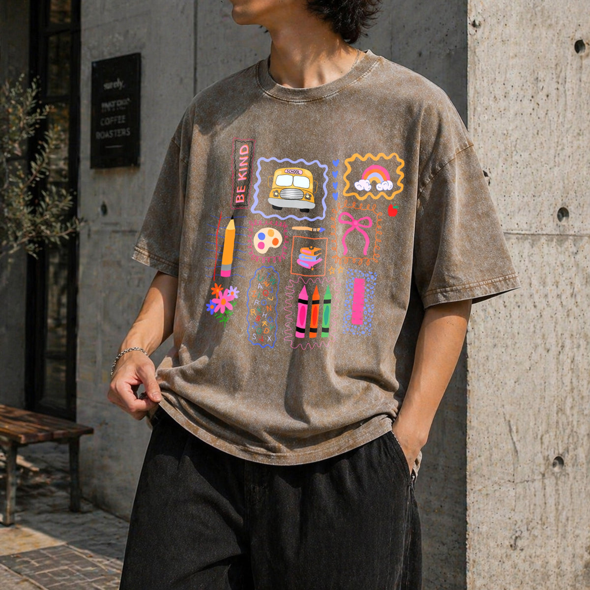 Teacher Vintage Washed T-Shirt product image 3