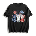 Patriotic Cats Cotton T-Shirt product image 1
