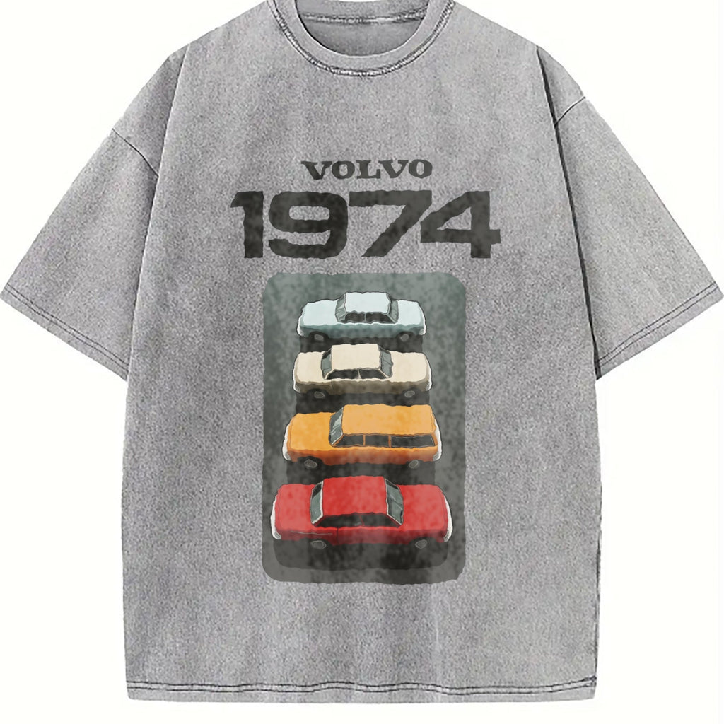 Volvo 1974 Marketing Campaign Vintage Washed T-Shirt product image 5