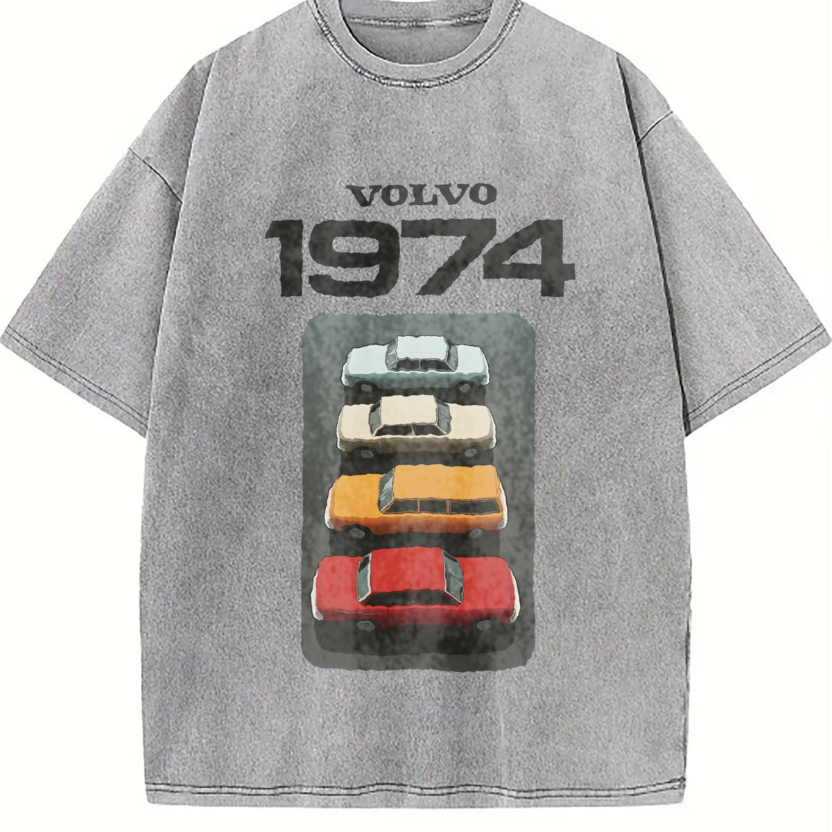 Volvo 1974 Marketing Campaign Vintage Washed T-Shirt product image 5