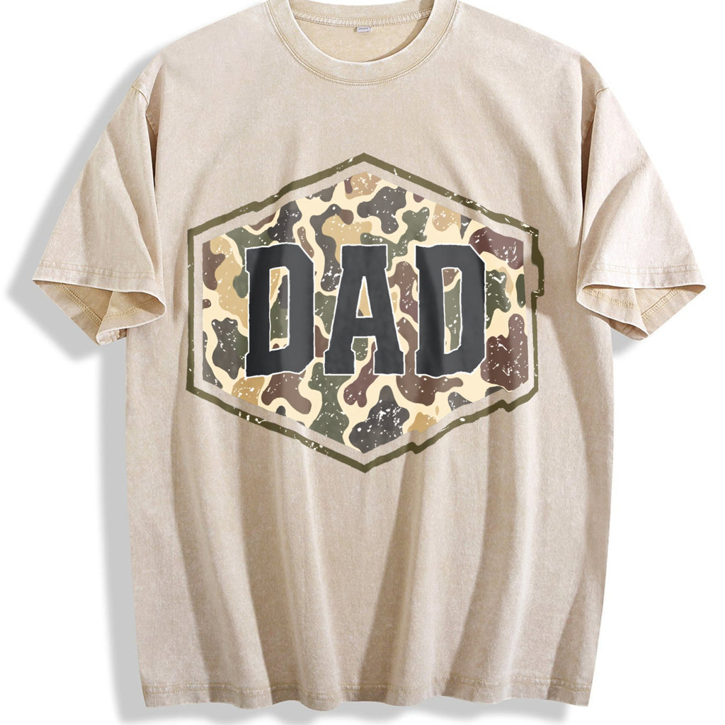 Camouflage Dad Vintage Washed T-Shirt product image 1
