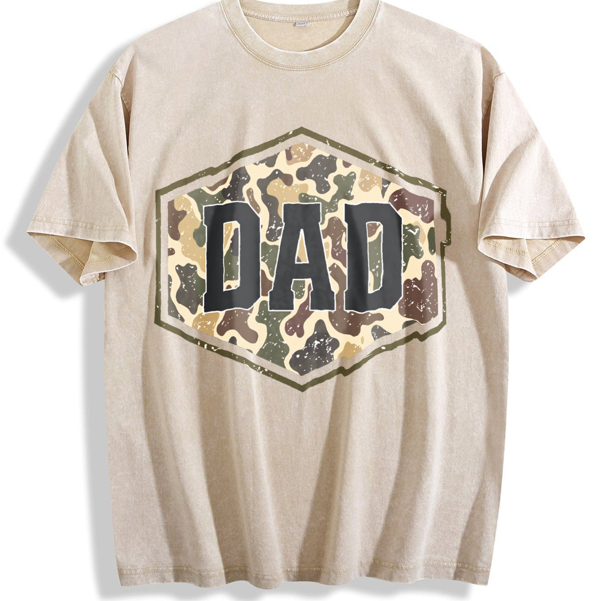 Camouflage Dad Vintage Washed T-Shirt product image 1