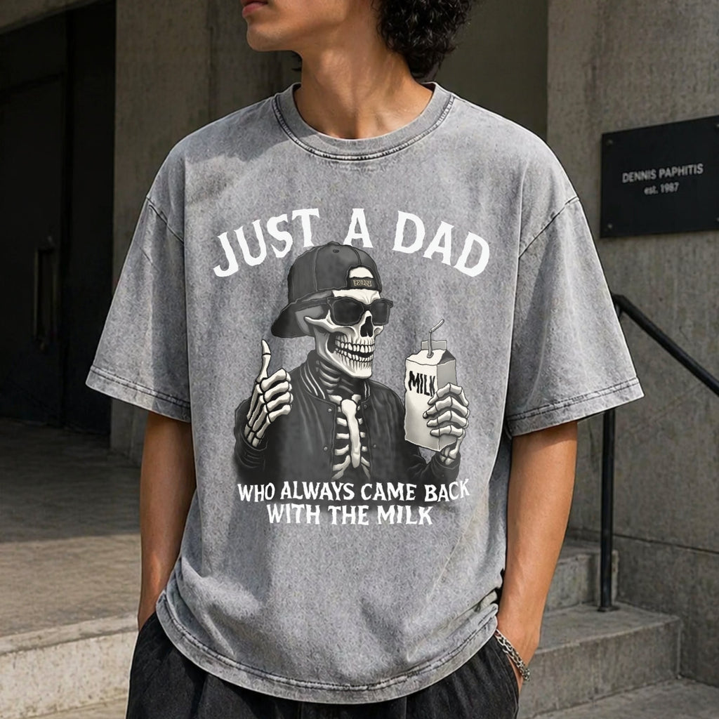 Funny Dad Vintage Washed T-Shirt product image 12