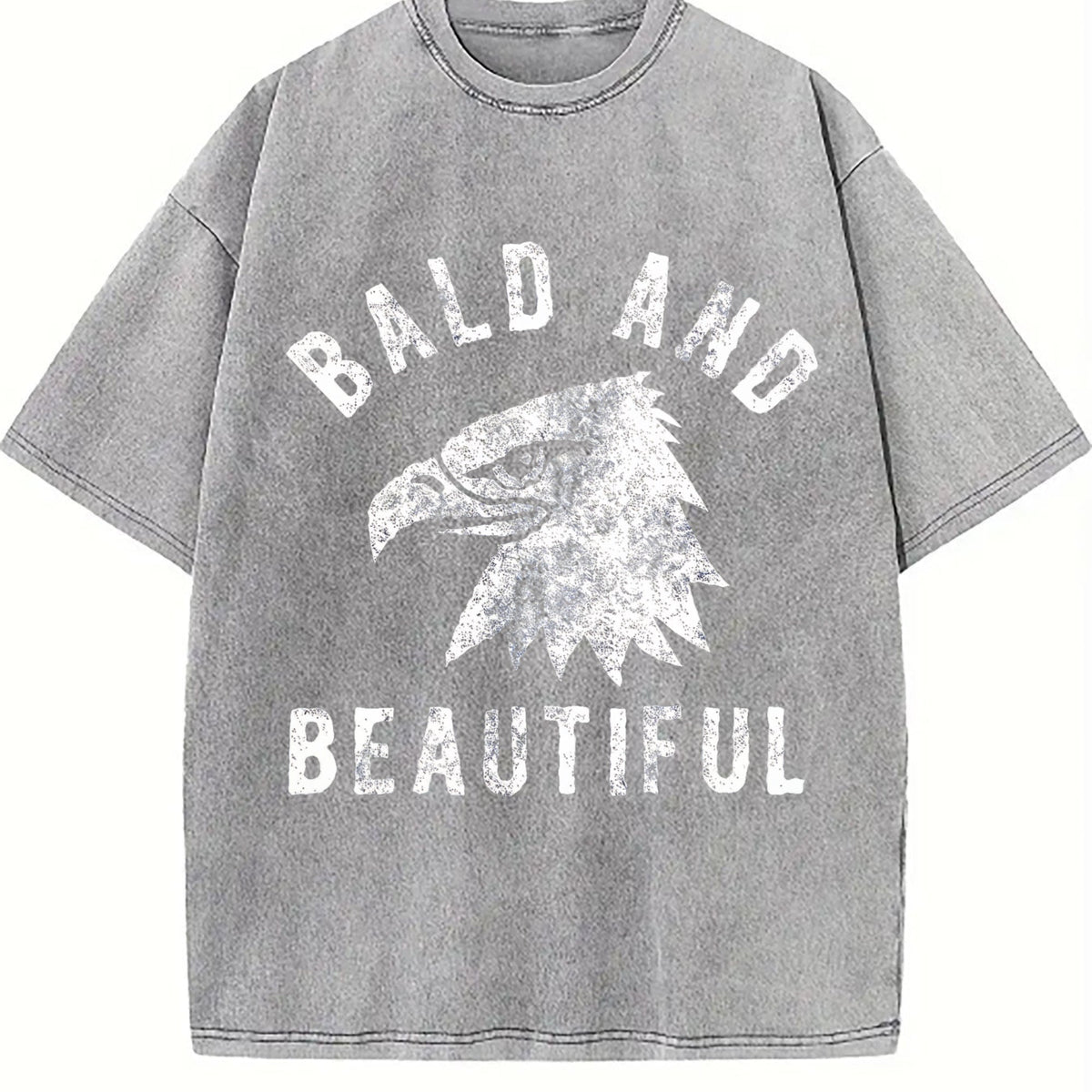 Bald And Beautiful Funny Sarcastic Eagle Fourth Vintage product image 5
