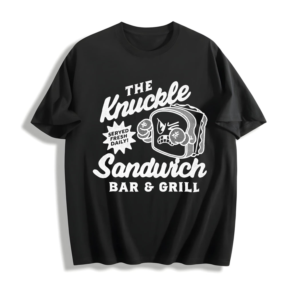 Funny The Knuckle Sandwich Bar And Grill Sarcastic Novelty product image 1