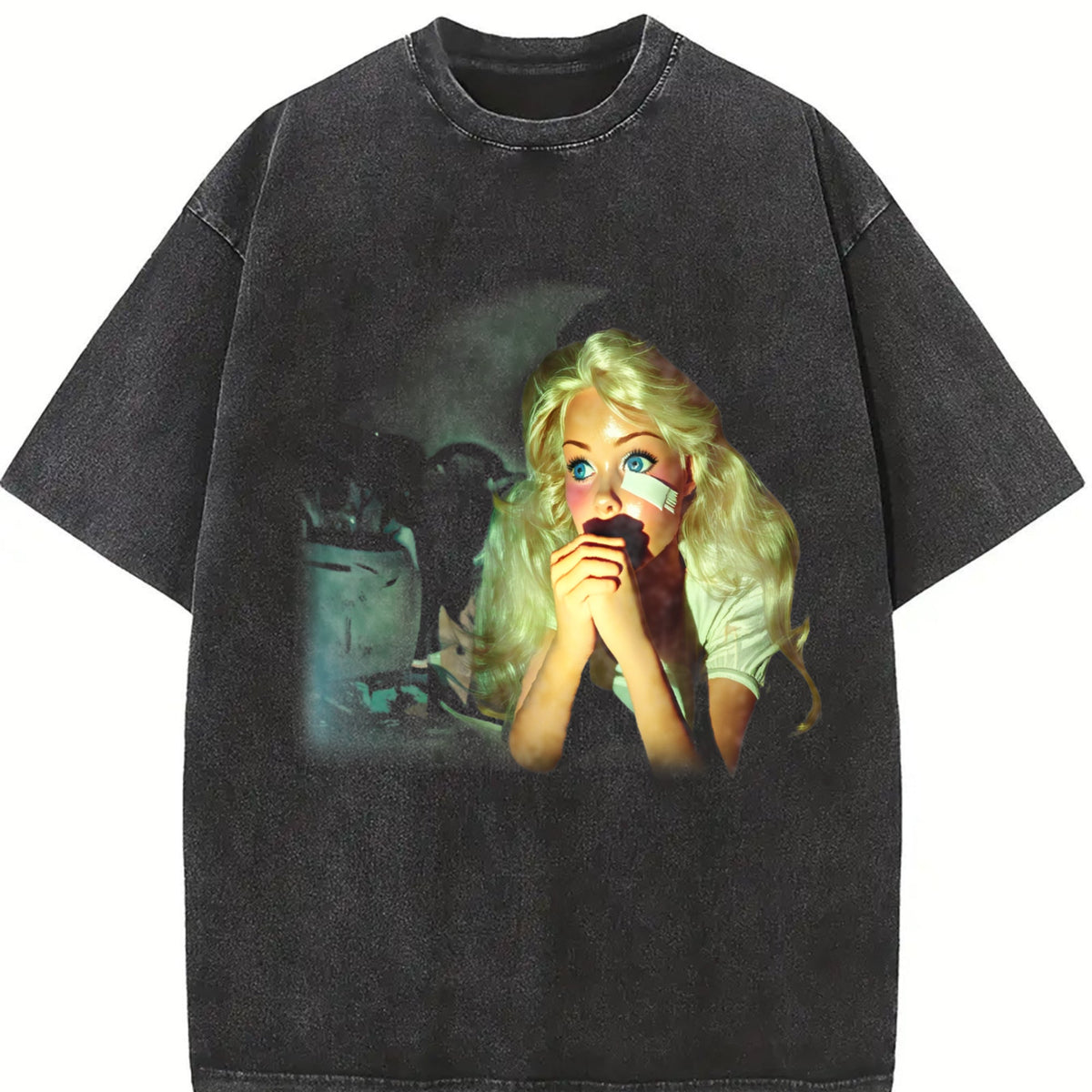 Doll with Mint Hair and a Snack Vintage Washed T-Shirt product image 2